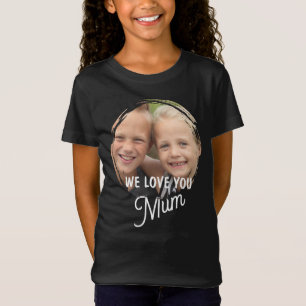 NOUS T'AIMONS T-Shirt de photo de famille pour la
