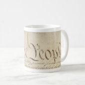 "Nous tasse de constitution des USA des personnes" (Devant droit)