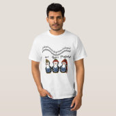 Nous trois pingouins T-shirts et cadeaux de vacanc (Devant entier)