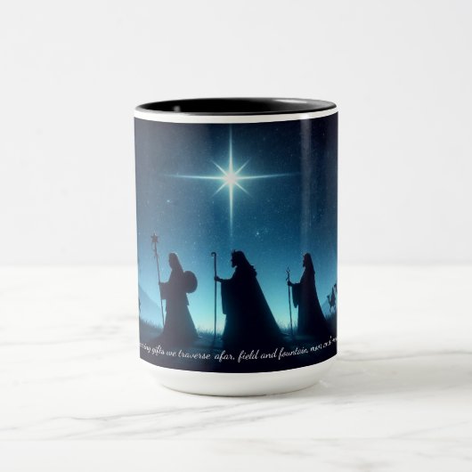 Nous trois rois Nativité Noël Café Mug Cup (Centre)