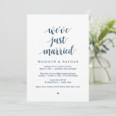 Nous venons de nous marier, Invitation de mariage (Debout devant)