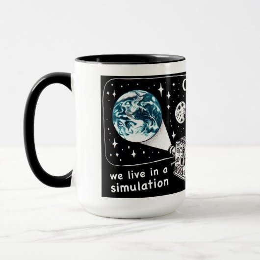 Nous vivons dans une tasse de simulation (Gauche)