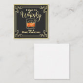 nous voulons vous souhaiter un joyeux noël carte d (Devant / Derrière)