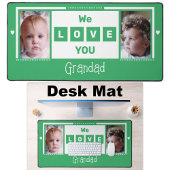 Nous vous aimons grand 2 photo vert blanc