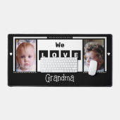 Nous vous aimons grand-mère 2 photo noir blanc (Clavier et souris)