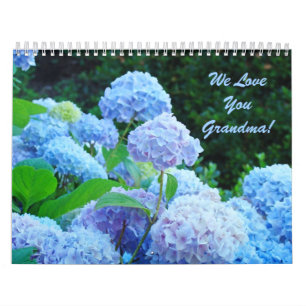 Nous vous aimons grand-mère Calendriers de fleurs 