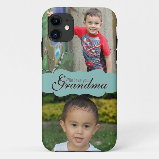 Nous vous aimons Grand-mère Photo iPhone 5 coque (Dos)