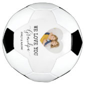 Nous Vous Aimons Grand-Père | Boule de soccer pers (Tourné)