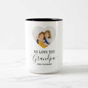 Nous Vous Aimons Grand-Père Mug café personnalis