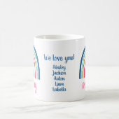 Nous Vous Aimons Maman Arc-en-Ciel Mug (Centre)