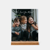 Nous Vous Aimons Mimi Custom Family Photo Display  (Recto)
