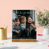 Nous Vous Aimons Mimi Custom Family Photo Display  (Mariage)