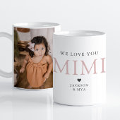 Nous Vous Aimons Mimi Elegant Photo Mug