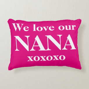 Nous Vous Aimons Nana Cute Coussin grand-mère mode