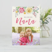 Nous Vous Aimons Nana | Photo Carte d'appartement  (Debout devant)