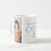 Nous Vous Aimons Opa Élégant Photo Mug (Devant gauche)