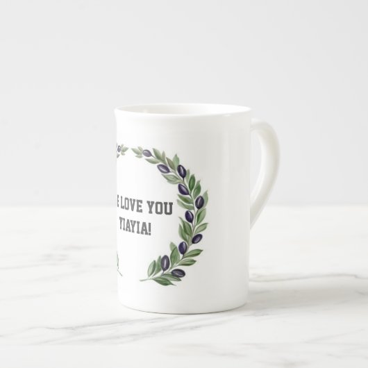 Nous vous aimons tasse de YiaYia (Devant droit)