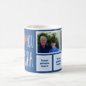 Nous vous aimons tasse multi de photo de (Centre)