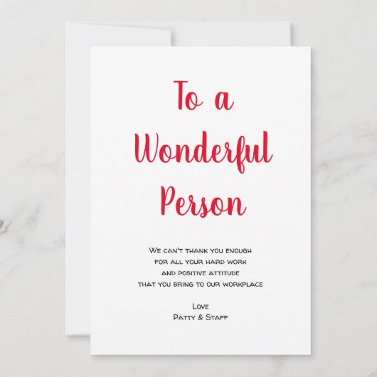 Nous Vous Apprécions Appréciation Gesture Merci (Dos)