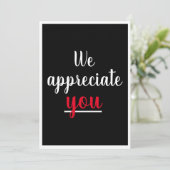 Nous Vous Apprécions Gesture Merci Noir (Debout devant)