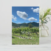 Nous vous avons invitation à la dégustation de vin (Debout devant)