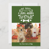 Nous Vous Avons Mâché Une Jolie Carte De Vacances  (Devant)