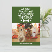 Nous Vous Avons Mâché Une Jolie Carte De Vacances  (Debout devant)