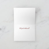 Nous vous choisissons ! Carte de mariage Apple (Intérieur)