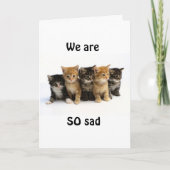 NOUS VOUS "MANQUERONS" TANT ! CARTE (Devant)