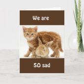 NOUS VOUS "MANQUERONS" TANT ! CARTE (Devant)