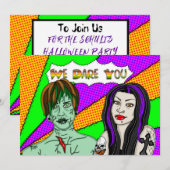 Nous vous osons | Invitation à une soirée Hallowee (Devant / Derrière)