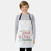 Nous vous proposons un joyeux tablier de cuisine d (Porté)