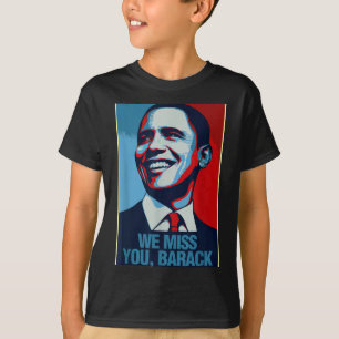 Nous vous regrettons Barack Obama Portrait T-shirt