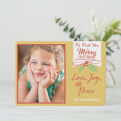 Nous vous souhaitons un carte photo de vacances de (Debout devant)