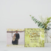 Nous vous souhaitons un joyeux Carte photo de Noël (Debout devant)