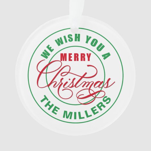 Nous Vous Souhaitons Un Joyeux Noël (devant)