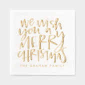 Nous vous souhaitons un joyeux Noël Carol Gold (Recto)