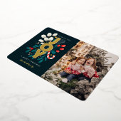 Nous Vous Souhaitons Une Carte Foil Photo De Noël (Rotation)