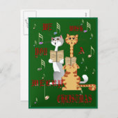 Nous Vous Souhaitons Une Carte Postale Joyeuse De  (Devant / Derrière)