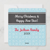 Nous vous souhaitons une joyeuse carte de Noël (Dos)