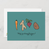 "Nous vous soutenons !" Carte postale (Devant / Derrière)