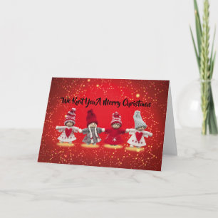 Nous vous tricotons une carte de Joyeux Noël