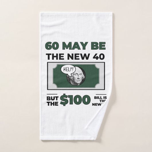 Nouveau 100 Dollar Bill serviette de bain (Serviette à main)