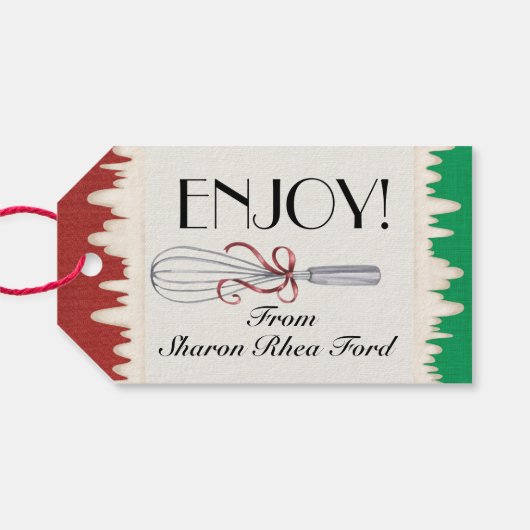 Nouveau #2 Exclusif des étiquettes cadeaux de cuis (Dos (Horizontal))