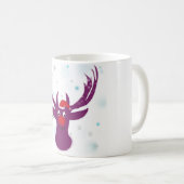 Nouveau An Cartoon Classique Mug Blanc (Devant droit)