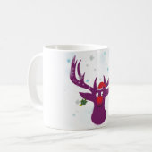 Nouveau An Cartoon Classique Mug Blanc (Devant gauche)