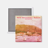 Nouveau Archange, Russie (Sitka) Peinture Magnet (Recto/Verso)