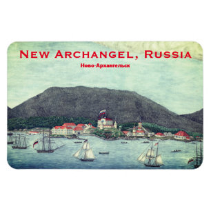 Nouveau Archange, Russie (Sitka) Peinture Magnet