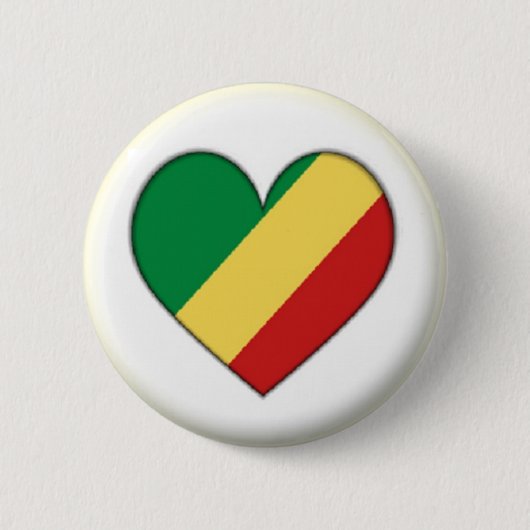 NOUVEAU ! - BADGE DE RETOUR DU COEUR DE CONGO-BRAZ (Devant)