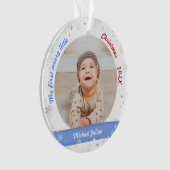 Nouveau bébé 2 Photos Mon premier joyeux petit Noë (devant)